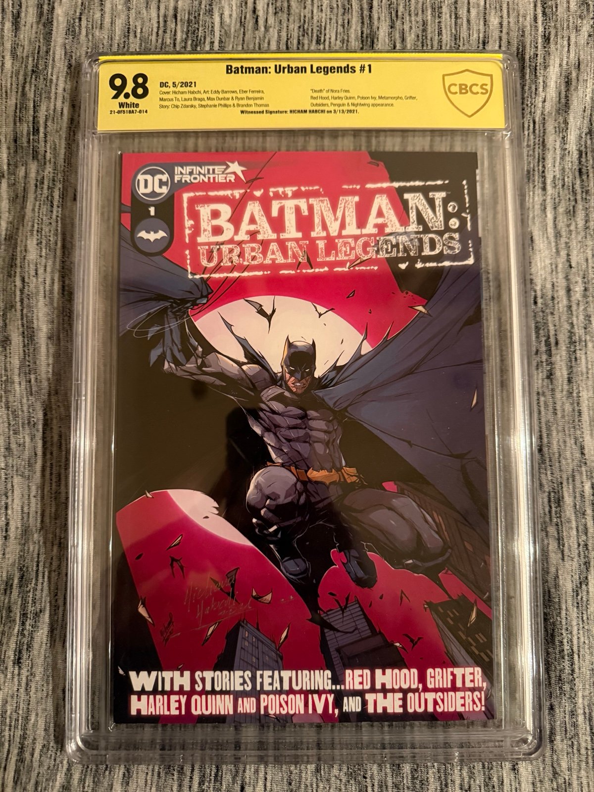 Batman Urban Legends #1 CBCS Graded 9.8 Slab