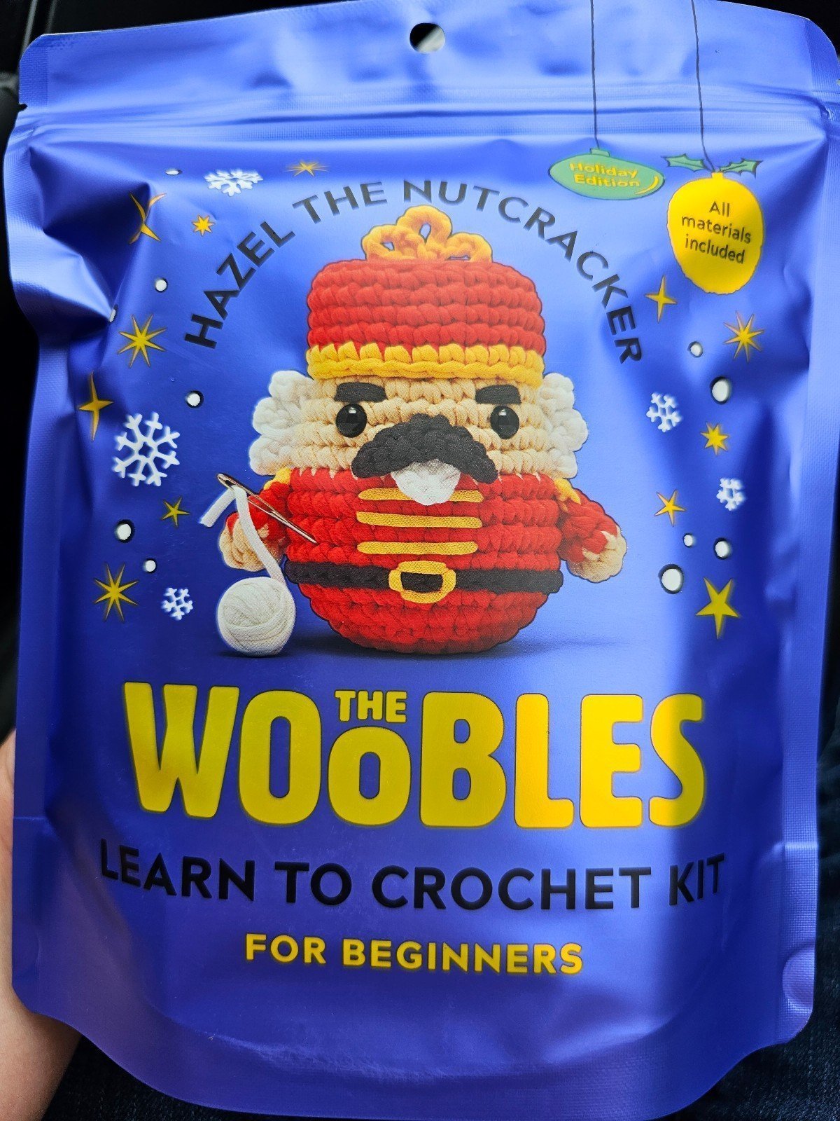 Hazel the Nutcracker - The Woobles Learn to Crochet Kit