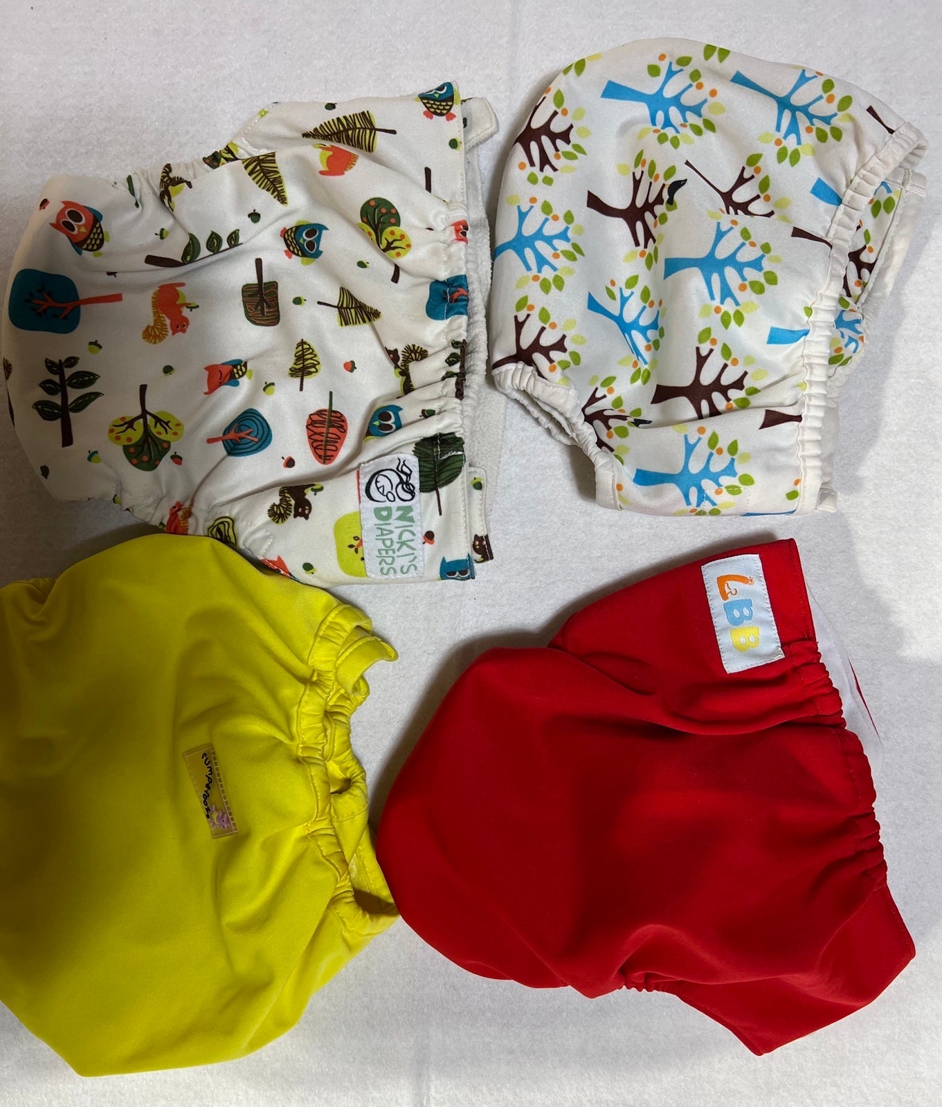 Cloth diapers covers - 15 plus liners!