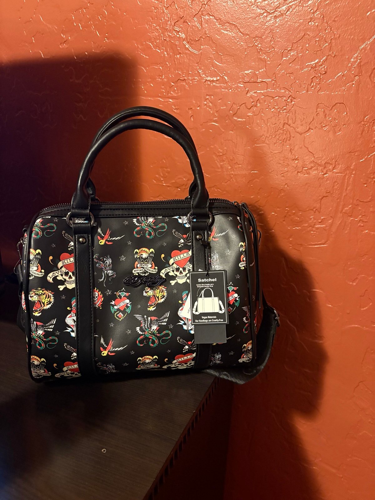Ed Hardy Satchel Purse
