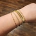5Pcs Women 14K Real Gold Jewelry Sets Cute Tennis Beaded Gold Bracelets
