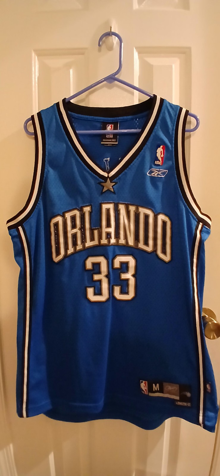 Reebok Orlando Magic, NBA and Duke University Blue Devil great Grant Hill jersey