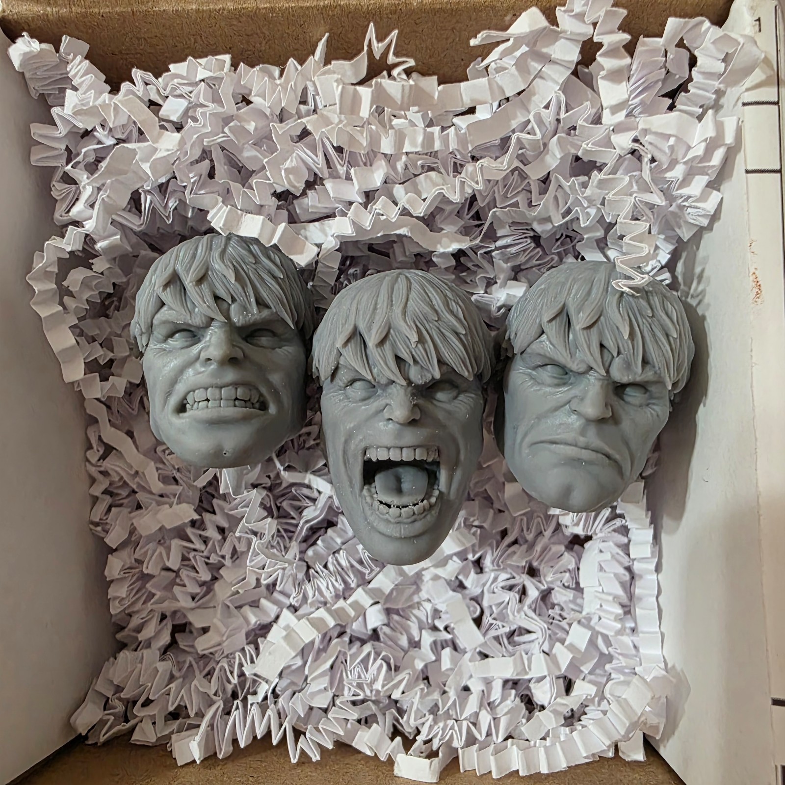 1/12 Incredible Hulk headsculpts  for Marvel Legends Hulk