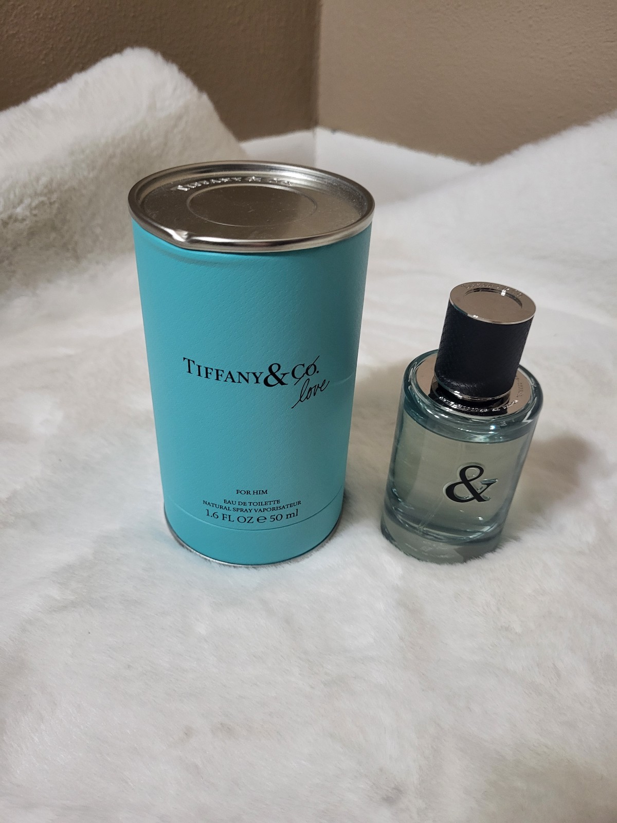 Tiffany & Love by Tiffany Eau De Toilette Spray for Men   1.6 oz  90% full