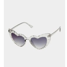 Clear Betsey Johnson Sunglasses