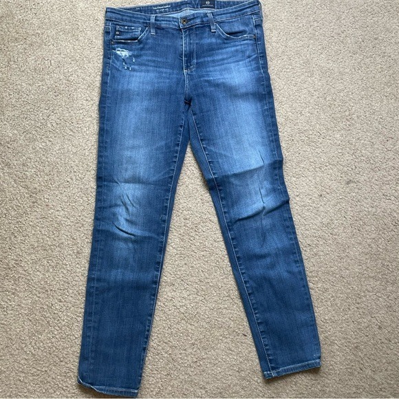AG The Stevie Ankle Medium Wash Jeans