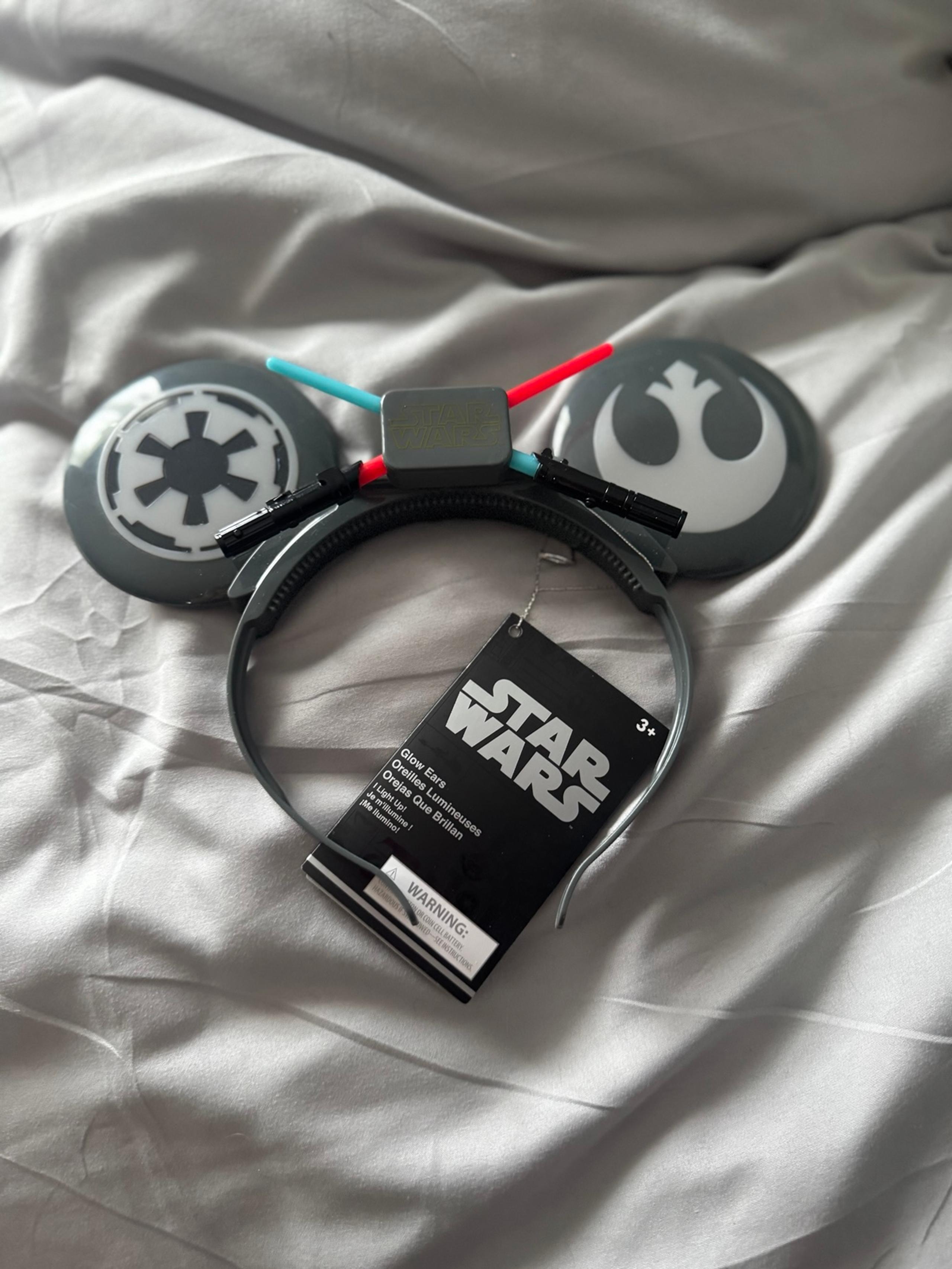 Disney Parks Star Wars Rebel Alliance Galactic Empire Light Up Mickey Ears NWT
