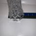 Vintage Bohemian Lead Crystal Thumbprint Flower Vase