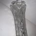 Vintage Bohemian Lead Crystal Thumbprint Flower Vase