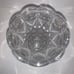 Vintage Bohemian Lead Crystal Thumbprint Flower Vase