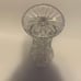Vintage Bohemian Lead Crystal Thumbprint Flower Vase