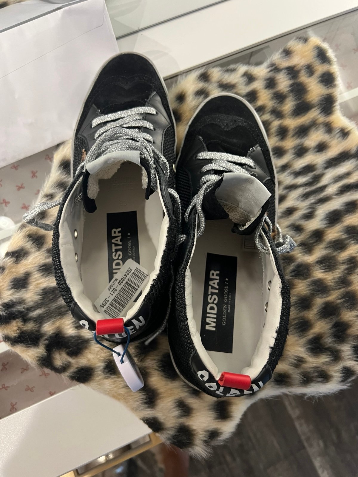 GOLDEN GOOSE ハイウエストストライフショツ 【関税込】 Golden goose's