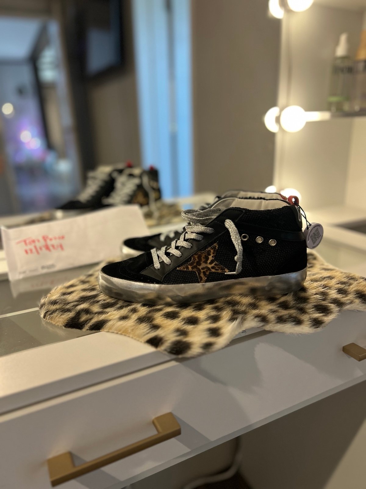 GOLDEN GOOSE ハイウエストストライフショツ 【関税込】 Golden goose's