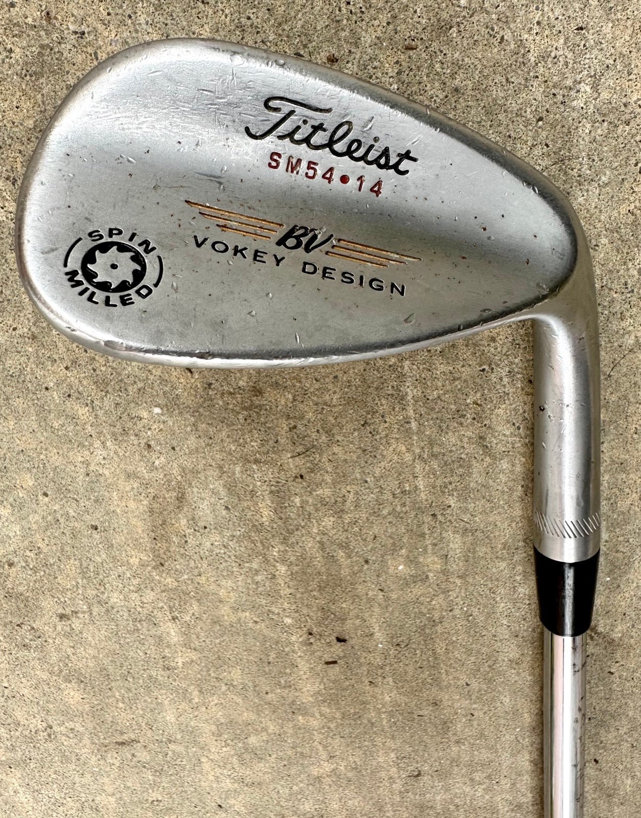 Titleist BV SM 54-14 Vokey Design 54* Gap Wedge Spin Milled