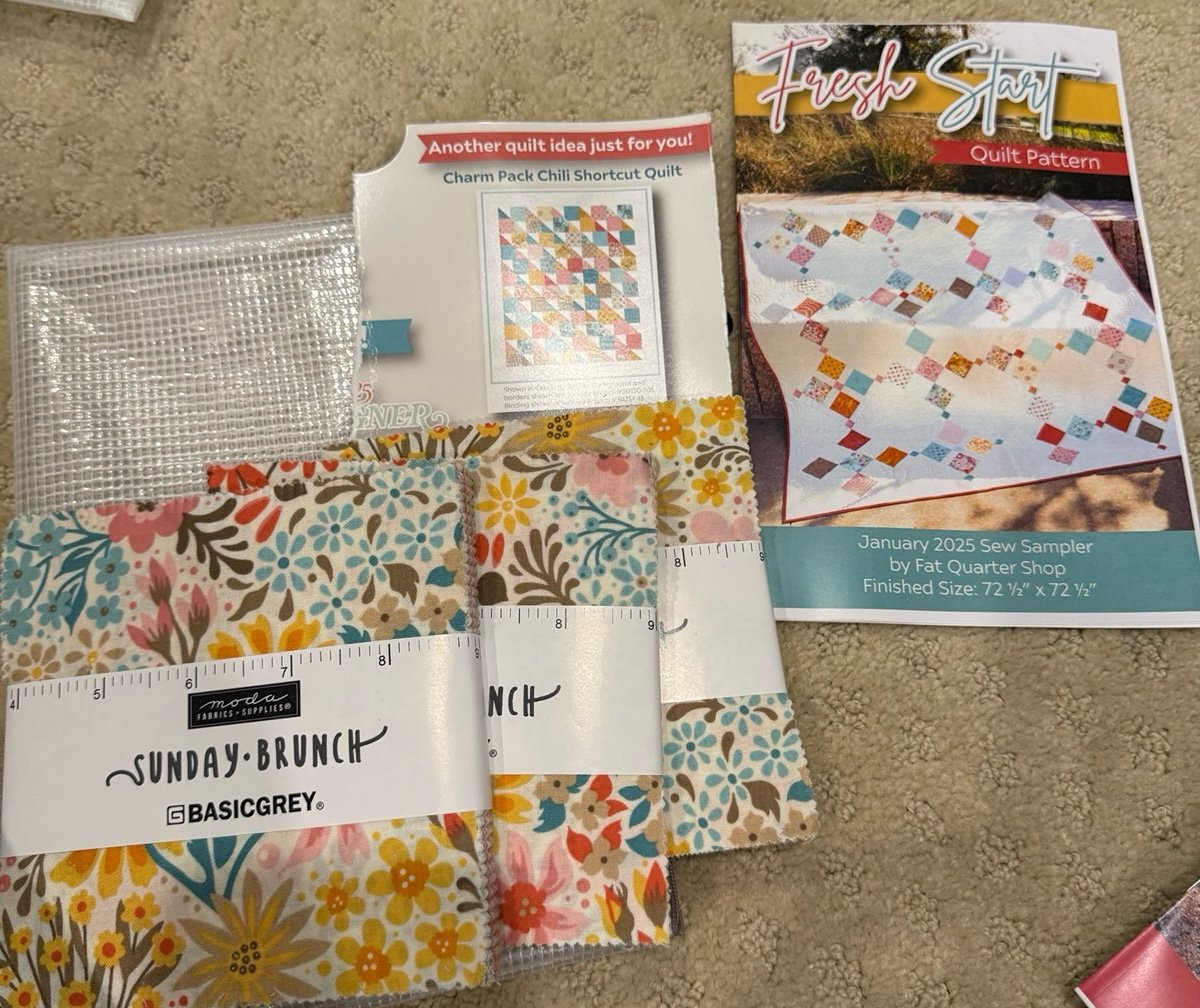 Fatquarter fresh start quilt pattern kit
