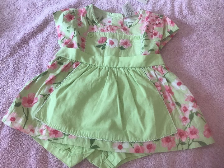 NWT Gymboree pinafore apron dress 2t 2