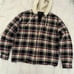 KITH sterling quilted hooded puff plaid flannel jacket