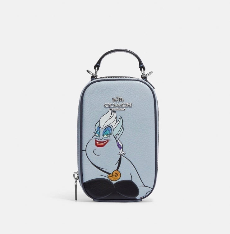 CC325 Disney X Coach Eva Phone Crossbody With Ursula Motif
