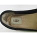 Uggs Abigail Black Slip On Canvas Espadrille Flats with Bow