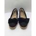 Uggs Abigail Black Slip On Canvas Espadrille Flats with Bow