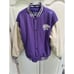 Vintage Kansas State Wool & Faux Leather Letterman Jacket Size M Steve & Barry’s