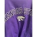 Vintage Kansas State Wool & Faux Leather Letterman Jacket Size M Steve & Barry’s