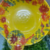 CATHERINE MALANDRÍNO Floral print serving Bowl w/large utensils Set /3PCs