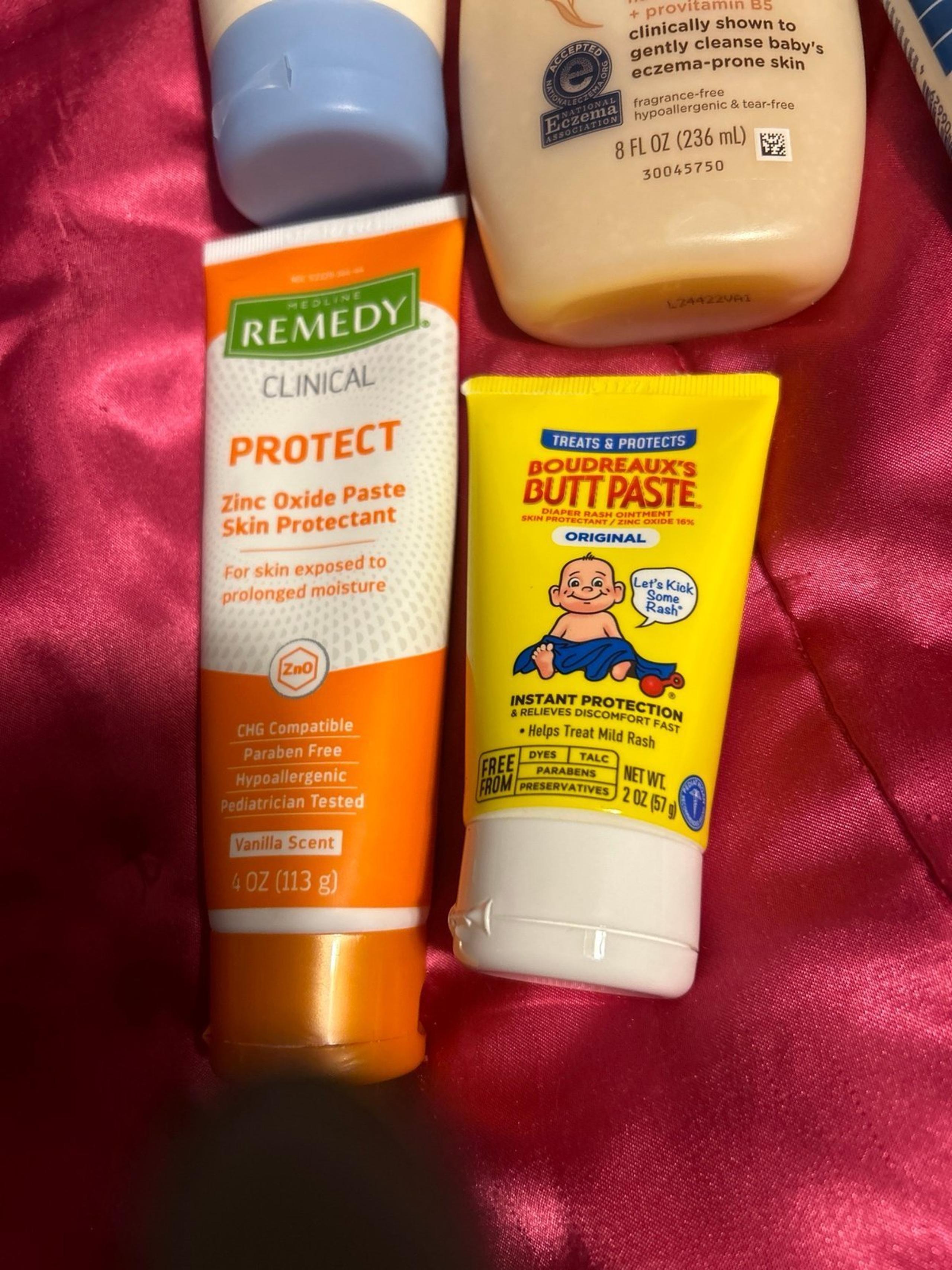 Baby butt barrier cream set of two