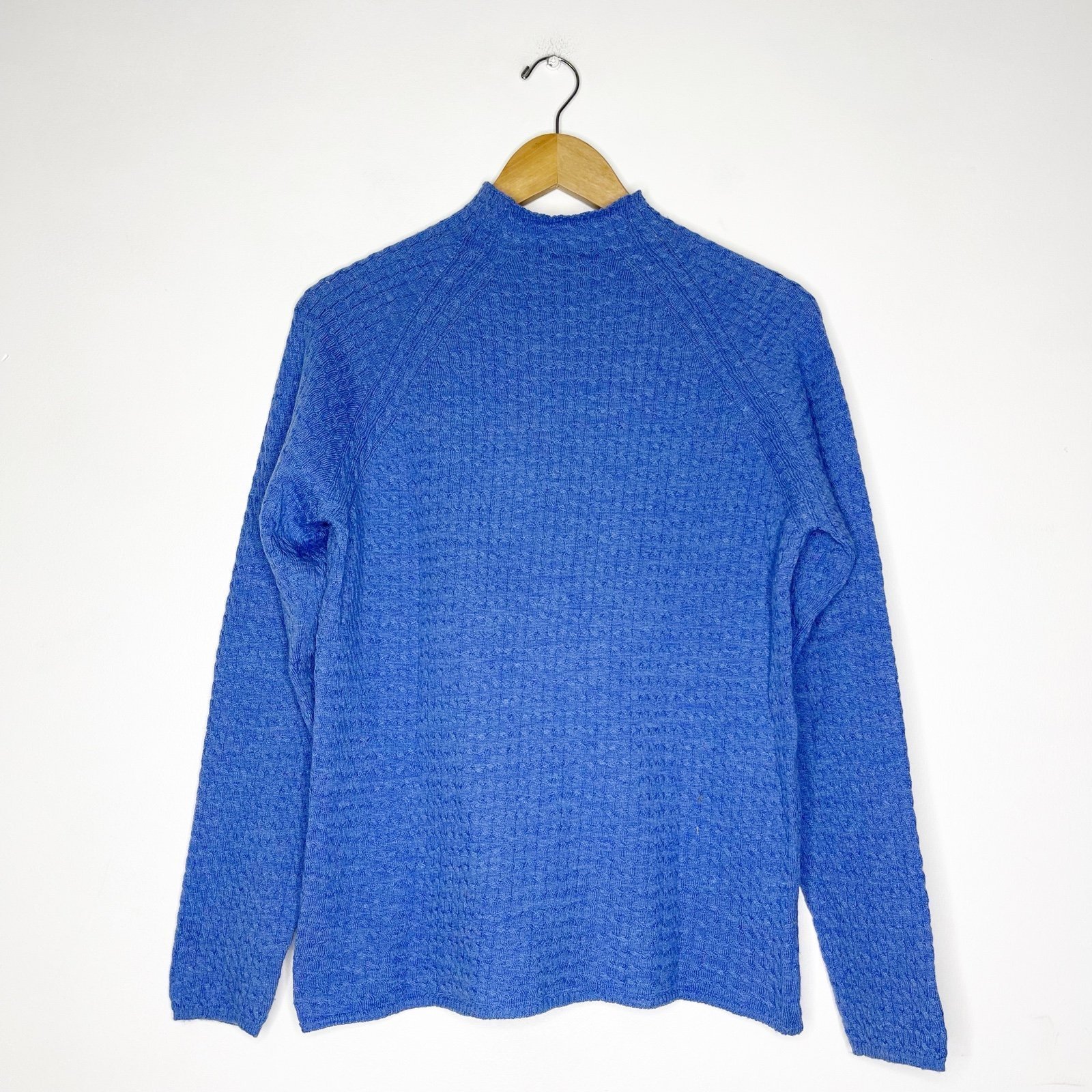 Burberry Wool Nock Neck Cable Sweater Size Large