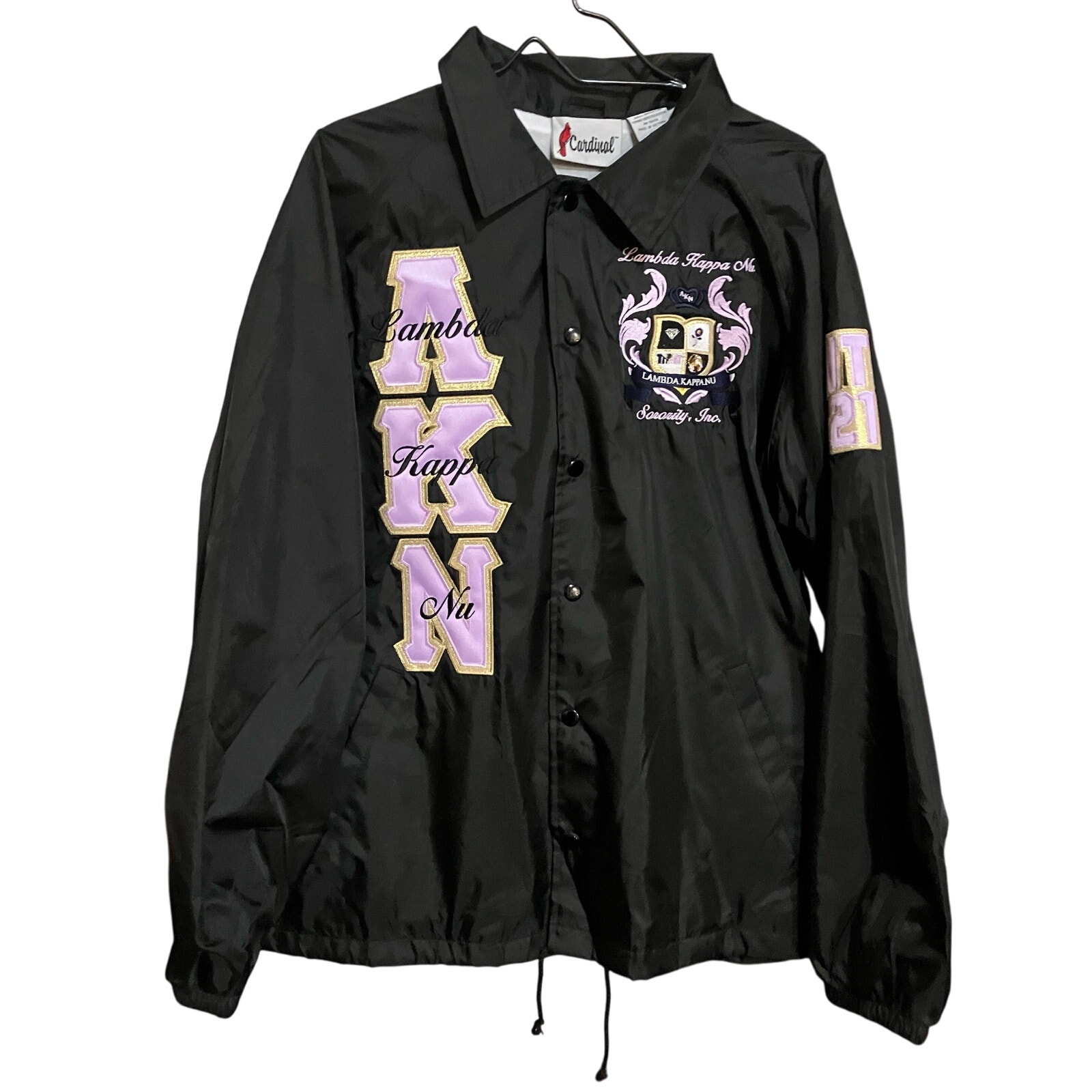 Lambda Kappa Nu Sorority Inc Jacket XL Mz. Inquisitive Ladies of Kleos Greek
