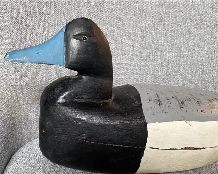 Antique Duck Decoy ~ Hand Carved ~ Folk Art