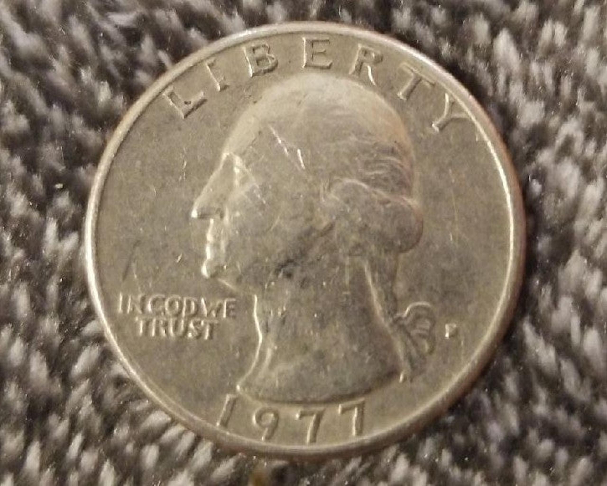 1977 P quarter dollar