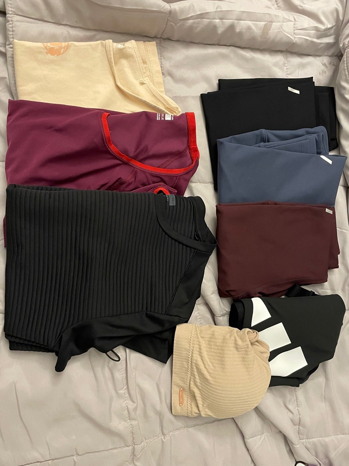 athletic apparel set