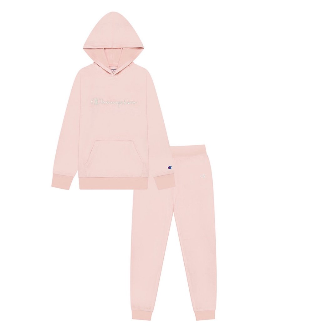 Comfy pale pink 2 pc! (Size large in girls’)