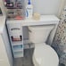 Over the Toilet Storage Cabinet w/Toilet Paper Holder, White