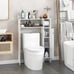 Over the Toilet Storage Cabinet w/Toilet Paper Holder, White