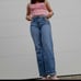 Pocket less jeans