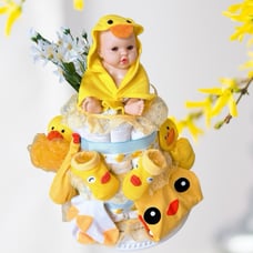 Duck Diaper Cake, Baby Shower gift