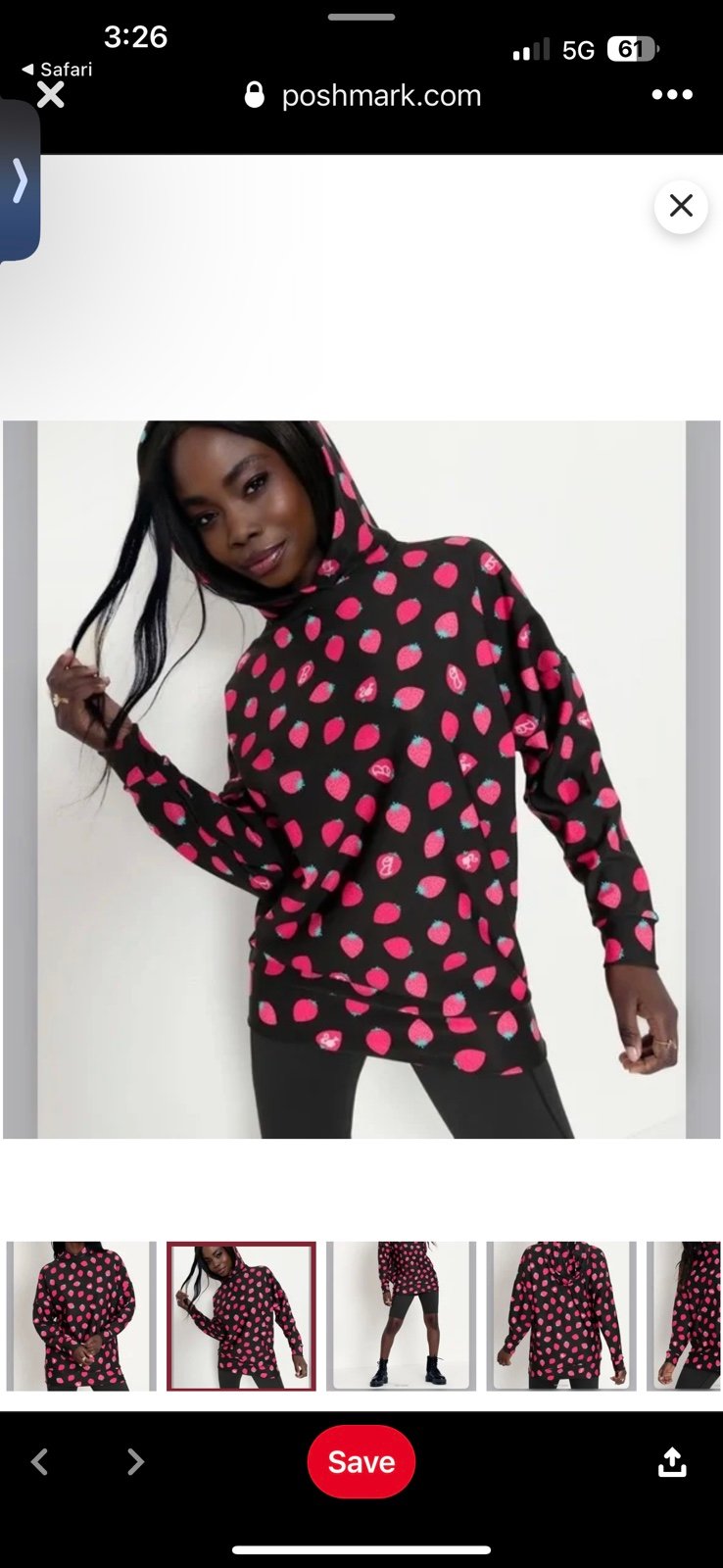 Blackmilk Barbie toastie sweater hoodie