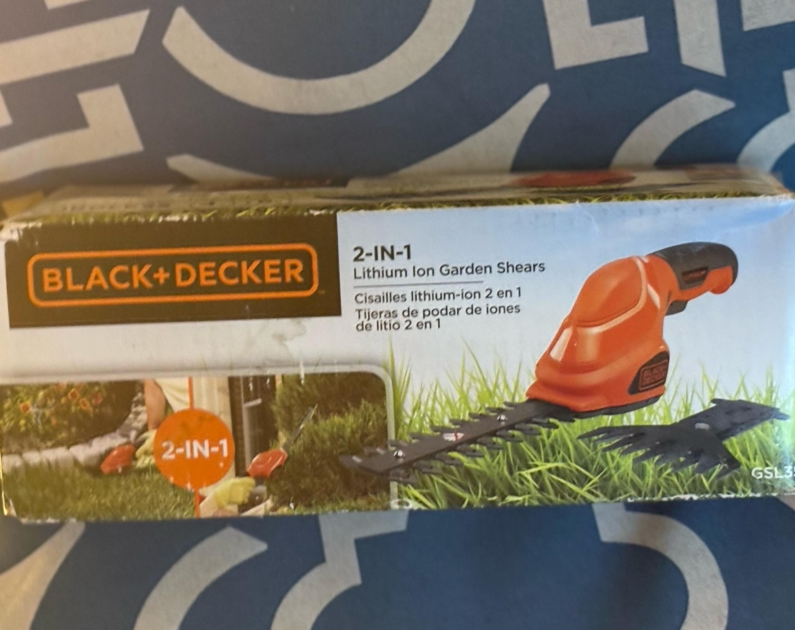 NIB Black & Decker Cordless Garden Shears