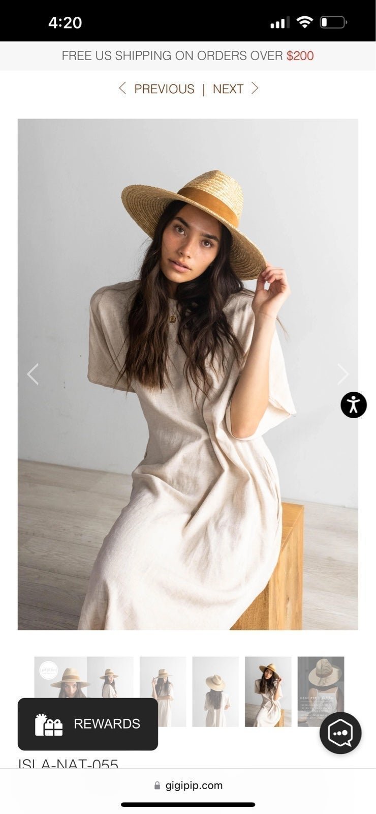 GIGI PIP ISLA STRAW FEDORA - NATURAL