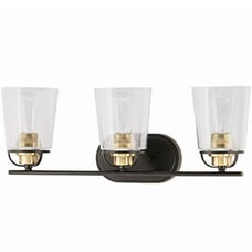Progress Lighting Inspiration Collection 3-Light Antique Bronze Vanity Light