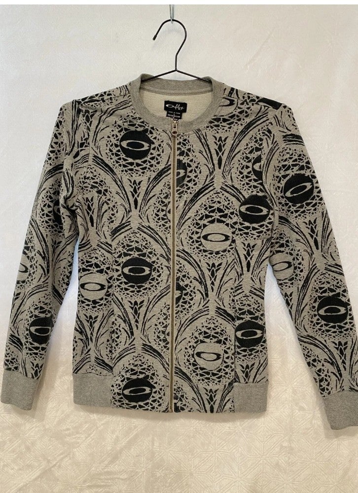 Women’s Oakley Vintage Zip Front Sweatshirt Size Small