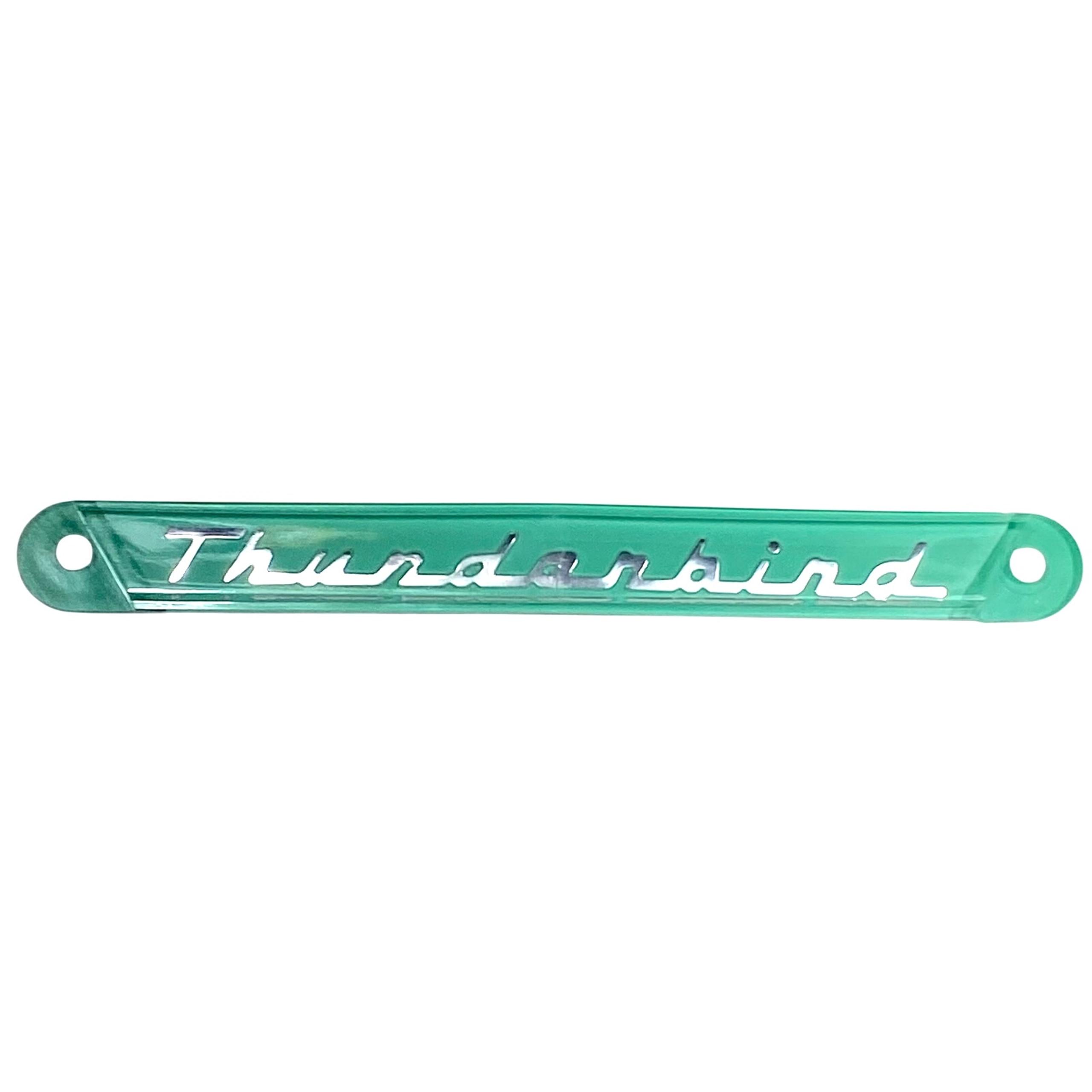 '56-'57 Ford Thunderbird Plastic Trunk Handle Insert Nameplate Vintage Part New