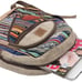 KayJayStyles (Orange-Patch) Handmade Large Multi Pocket Hemp Nepal Backpack
