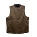 Rocky Boot Vest Men's L Waterproof Rugged Brown Canvas Lined Full Zip *NEW*