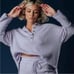 Free People Around the Clock Oversized Pullover Sweater in Lavender Purple