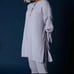 Free People Around the Clock Oversized Pullover Sweater in Lavender Purple