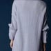 Free People Around the Clock Oversized Pullover Sweater in Lavender Purple