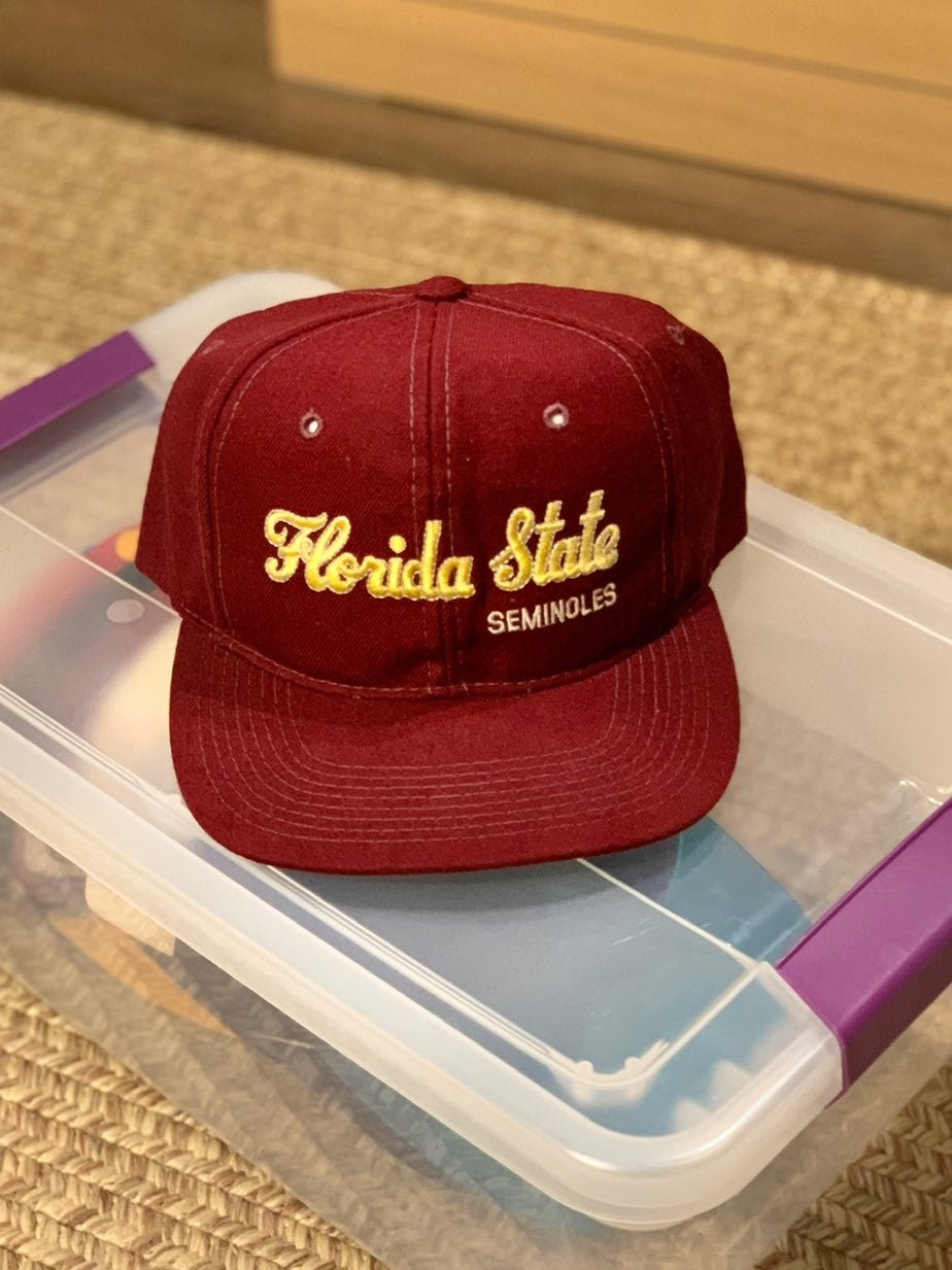 Vintage FSU Seminoles script snapback